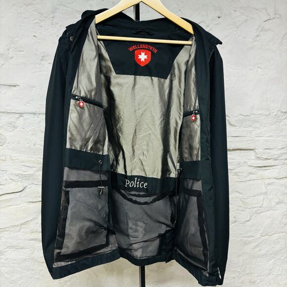 Wellensteyn Tactical Hooded Parka Jacket Germany Black Men's XL “Police” Model - Picture 2 of 16